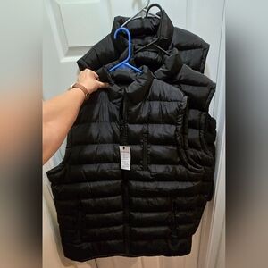2xl Msmsse Men's Classic Black Puffer Vest, 3 Available, Price Is For 1